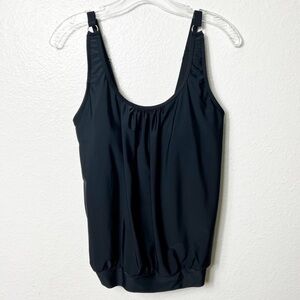 YONIQUE SIZE SMALL BLACK SPANDEX TANKINI SWIMMING WOMEN BRAND NEW